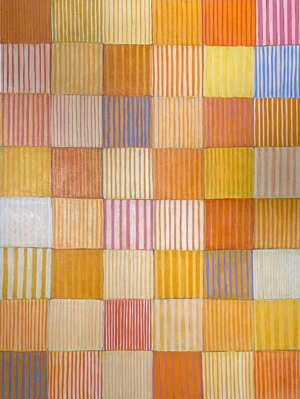 Katrina Collins, Sun Day, acrylic on canvas, 100cm x 75cm.