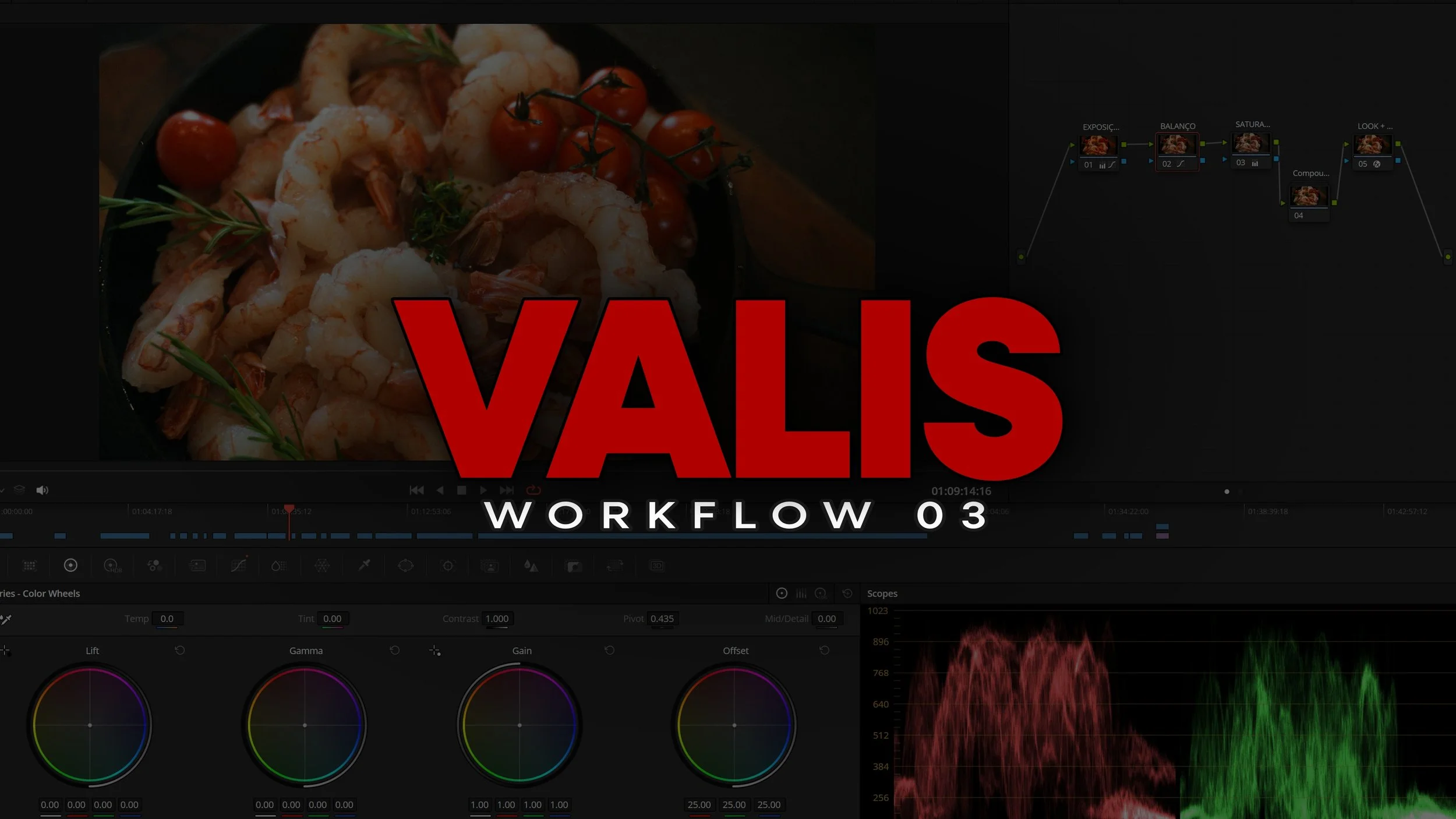 VALIS WORKFLOW 03 - PowerGrade DWG Color Managed