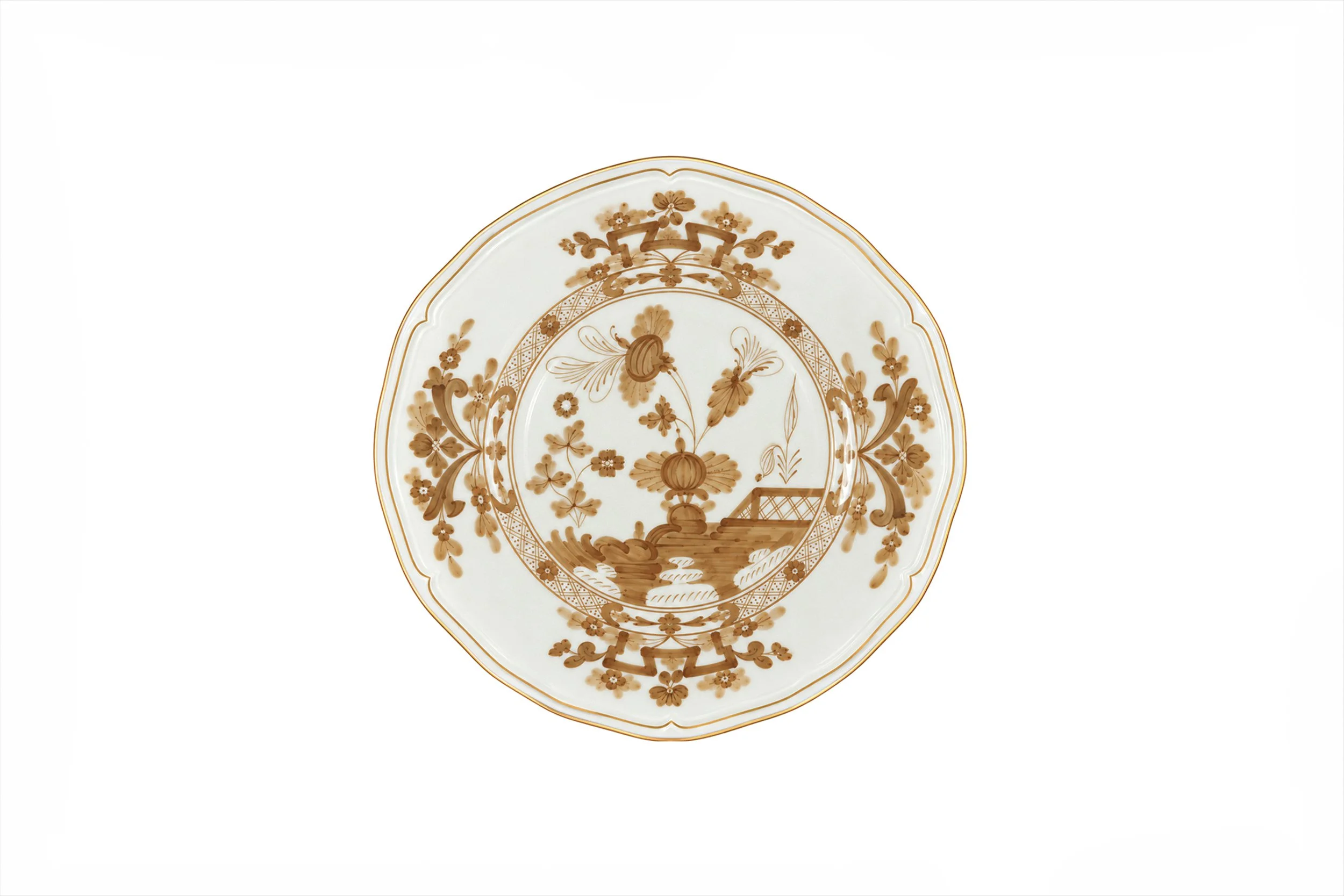 Jardin d’Ambre Dinner Plate – Gold - B&B.jpg