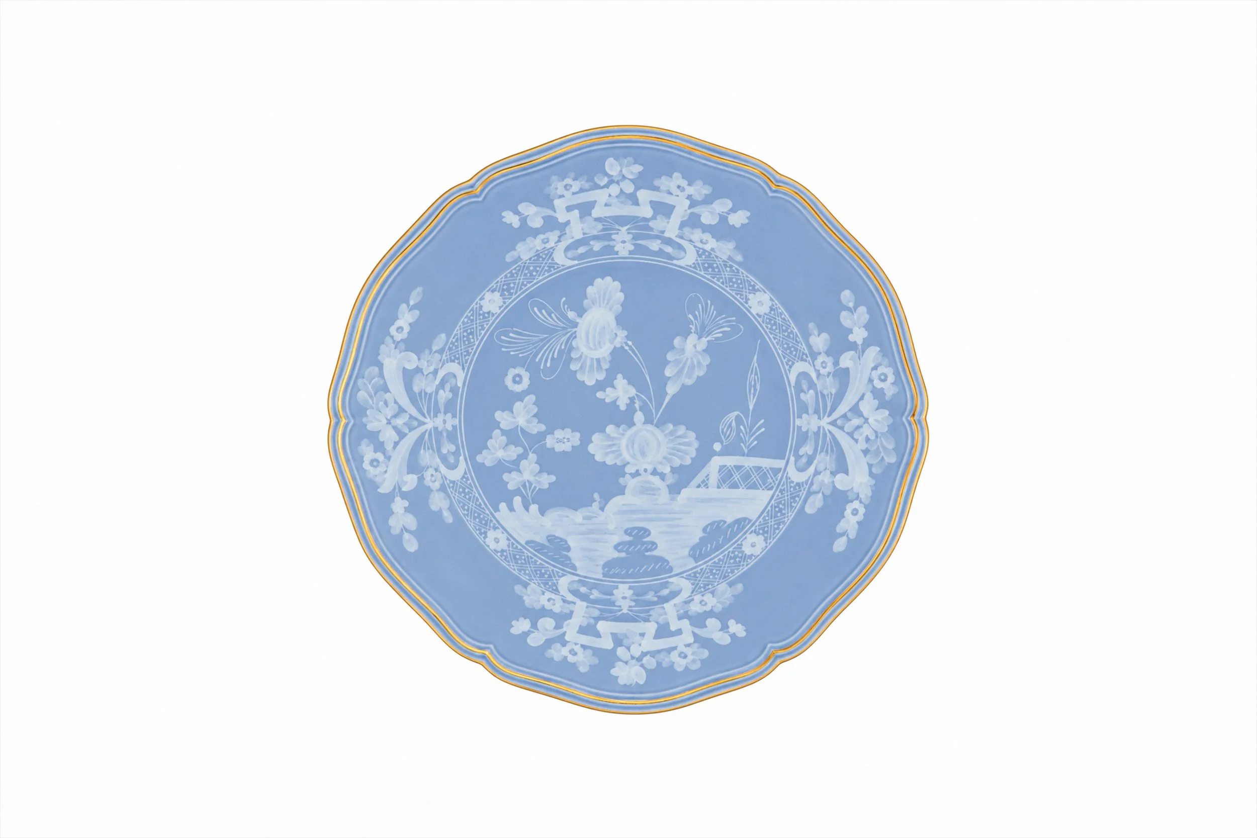 Jardin d’Ambre Dinner Plate – Bleu Royale - Salad.jpg