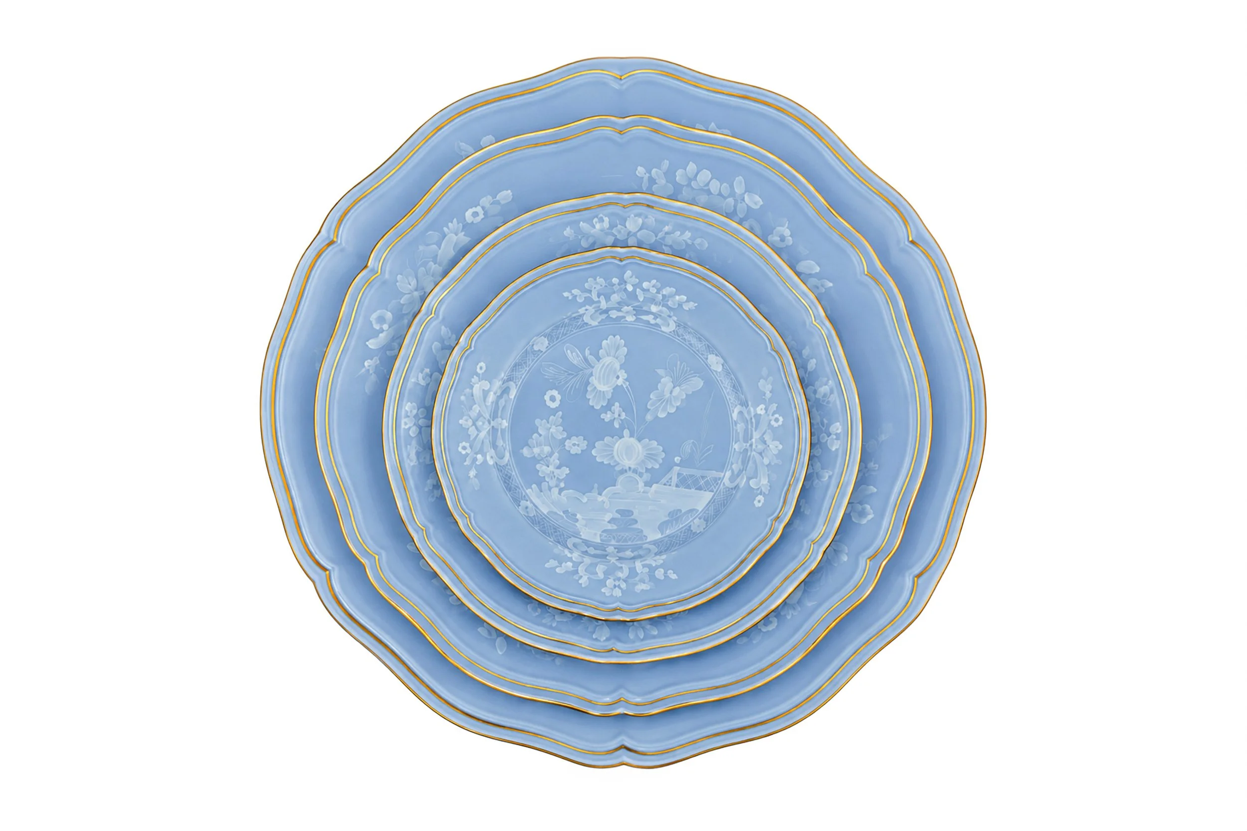 Jardin d’Ambre Dinner Plate – Bleu Royale - Set.jpg