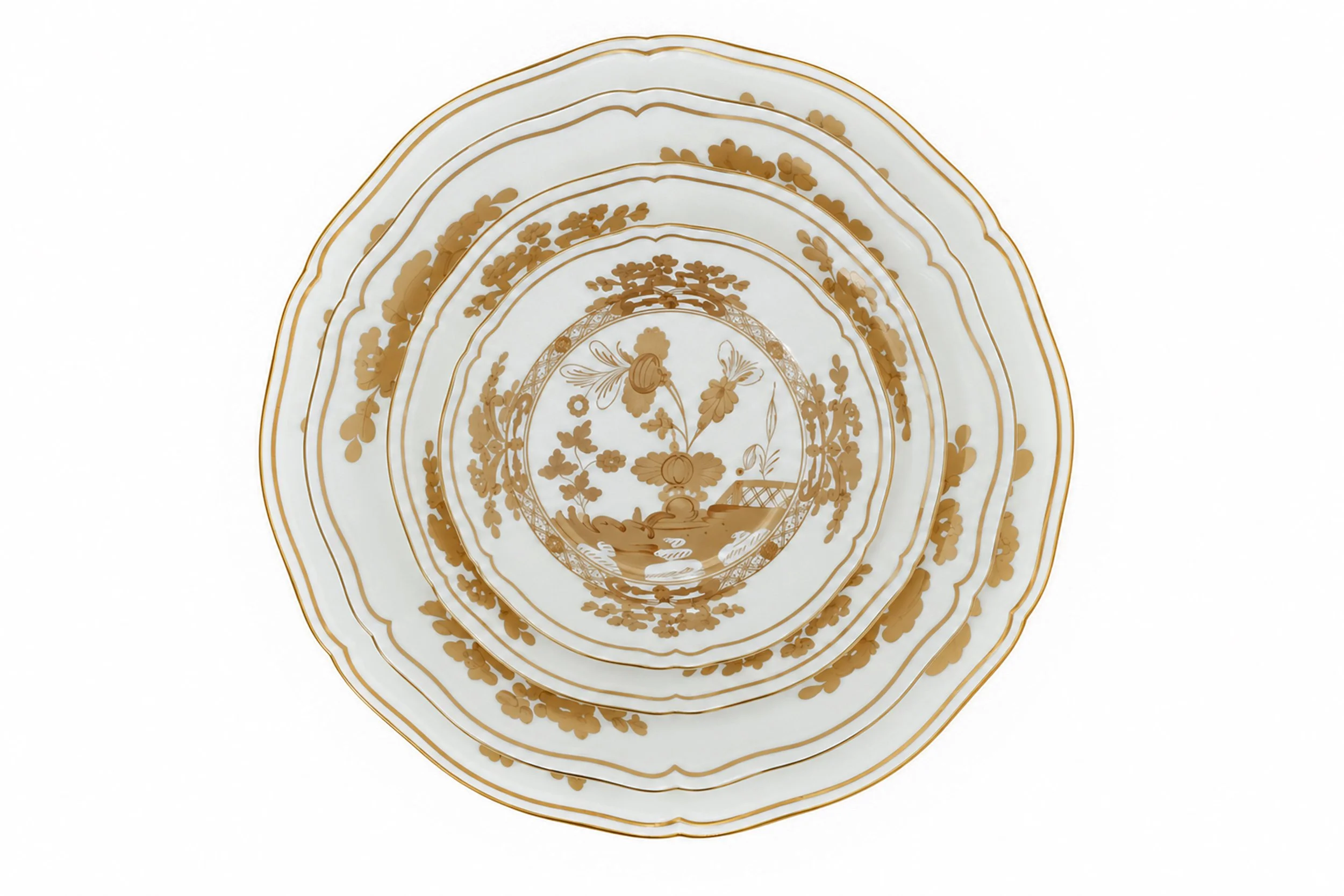 Jardin d’Ambre Dinner Plate – Gold - Set.jpg