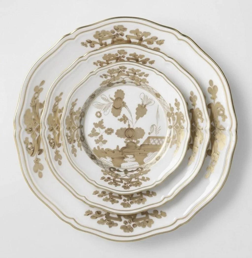 Jardin d’Ambre Dinner Plate – Gold