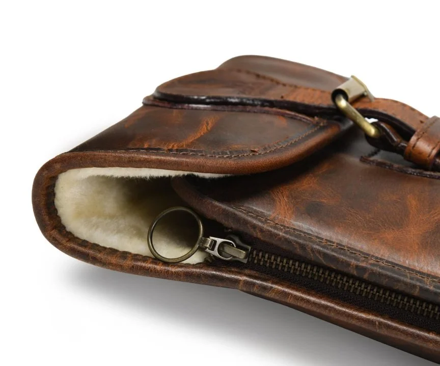 Premium Leather Rifle & Shotgun Case
