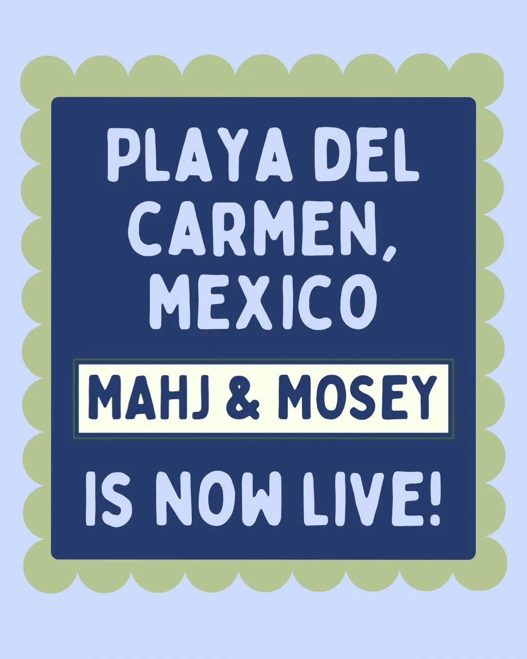 We&rsquo;d love for you to join us on our next Mahj &amp; Mosey Mahjong Retreat in Mexico! We&rsquo;re escaping the cold this January to 5 star wellness resort, @thehouseofaia! 

Daily Mahjong session, beautiful beach lounging, floating mahjong, well