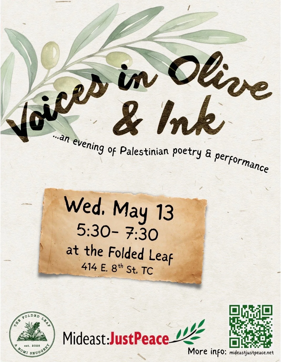 Voices in Olive & Ink