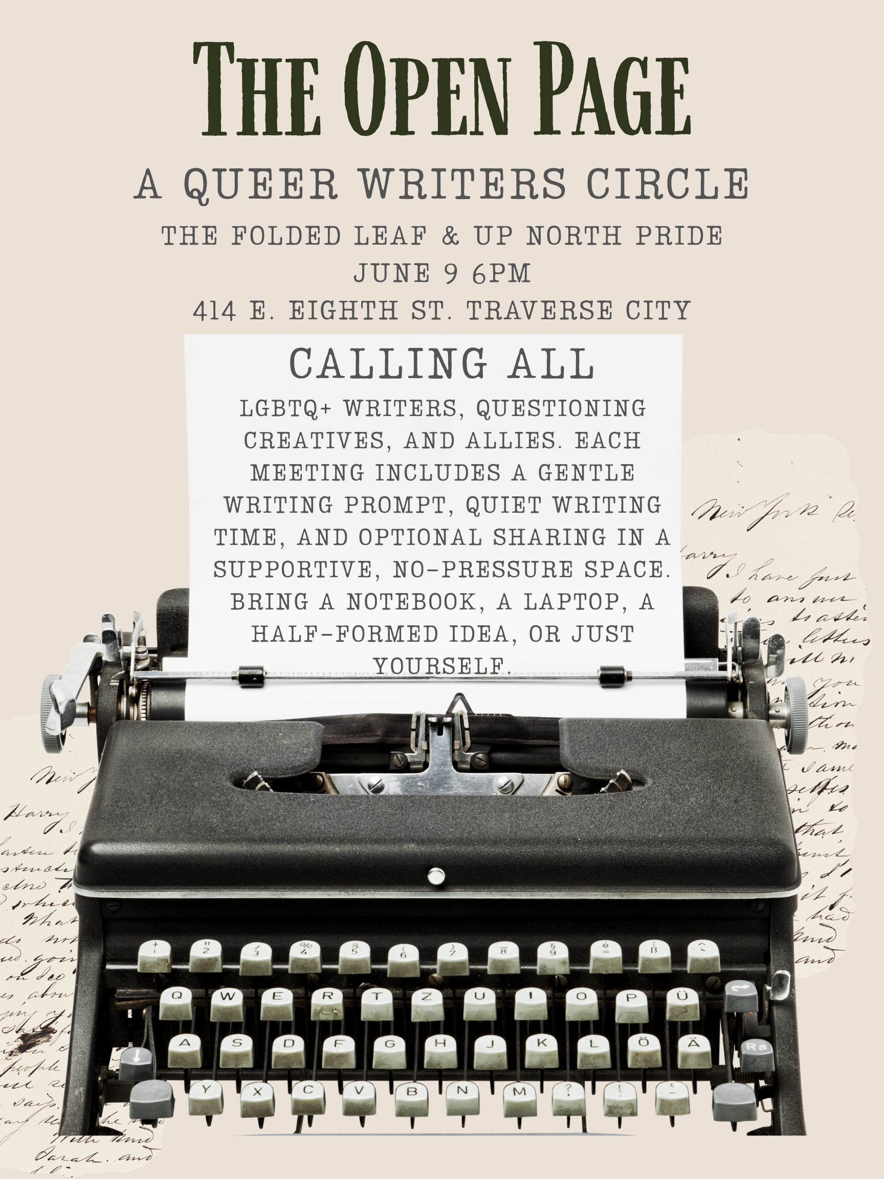 The Open Page: A Queer Writers Circle