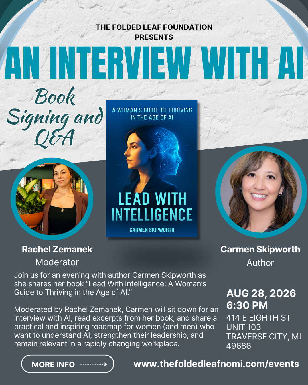 Author Event: Carmen Skipworth - "Leading with Intelligence: A Woman's Guide to Thriving in the Age of AI"