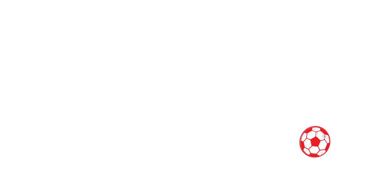 Graphic design with the word "UN/UNTD" in large distressed white text and a red soccer ball icon. Below it, white text reads "NO BIAS. NO BS. JUST BALL." on a black background.