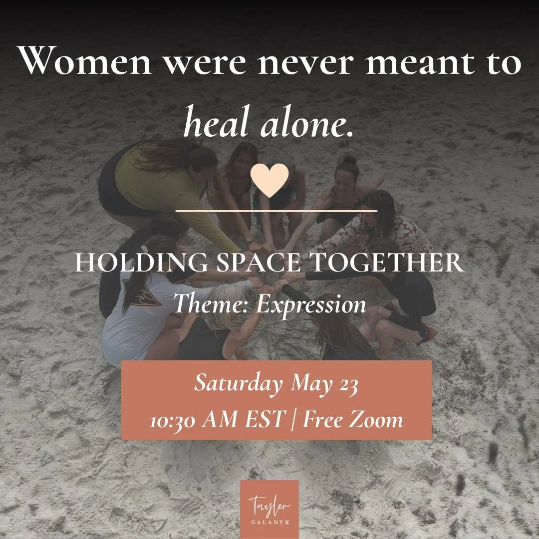 Many women learned to survive by suppressing.

Be strong. Push through. Handle it yourself.

But women are biologically wired for connection. We co-regulate. We soften in safe spaces. We heal in community.

This week inside Holding Space Together, we