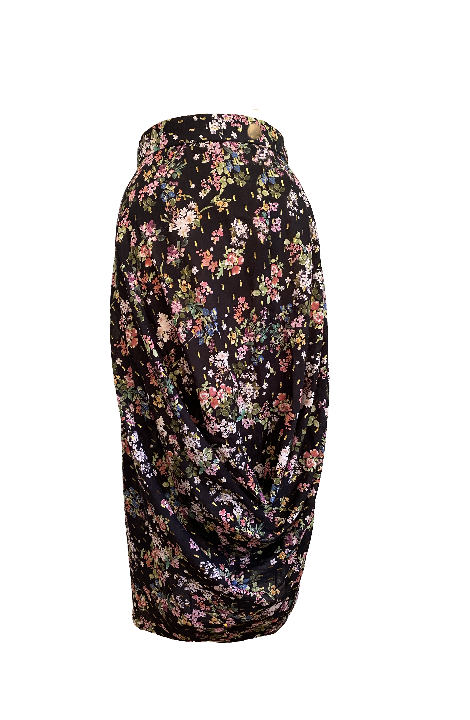 Asymmetrical Draped Skirt