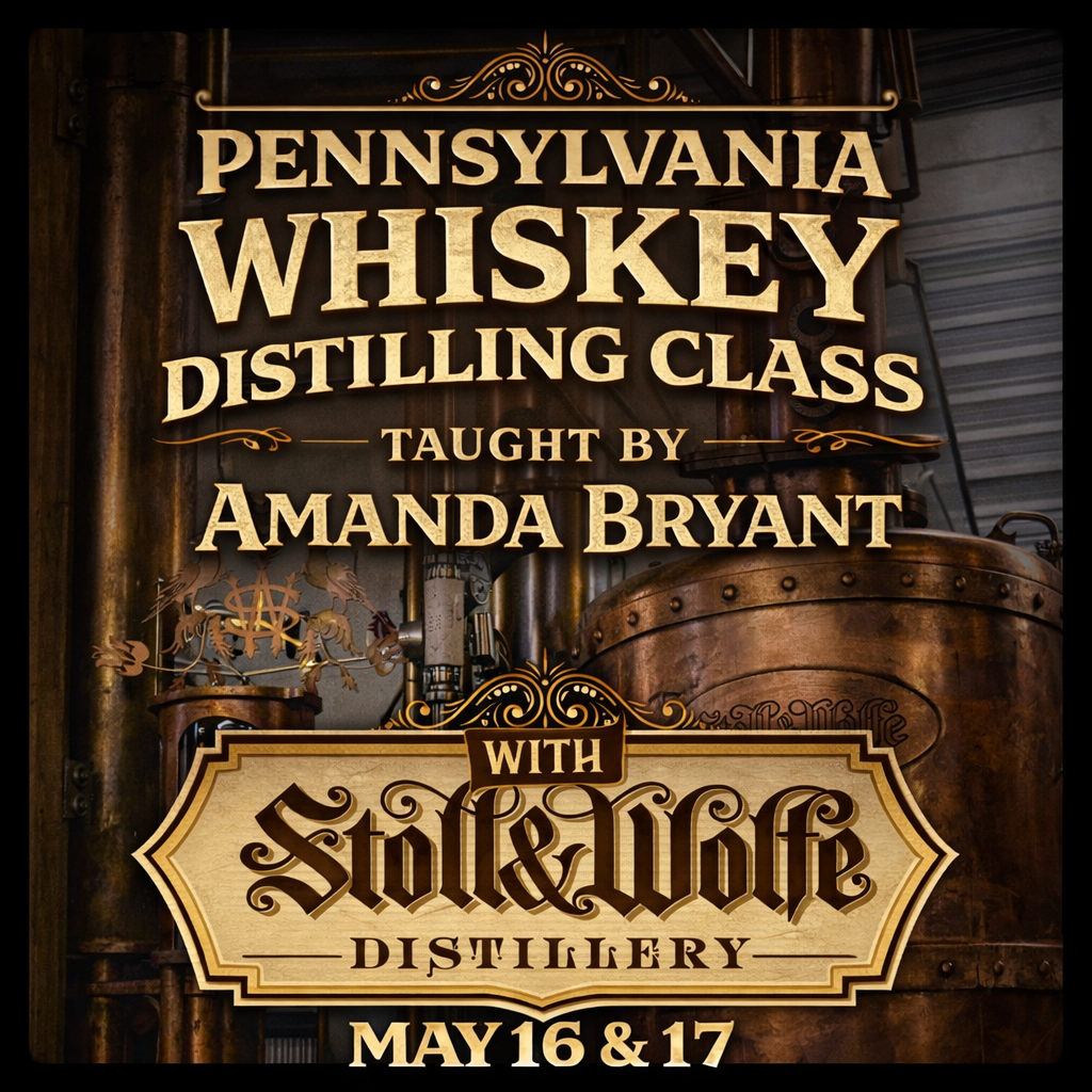 PA Whiskey Distilling Class MAY
