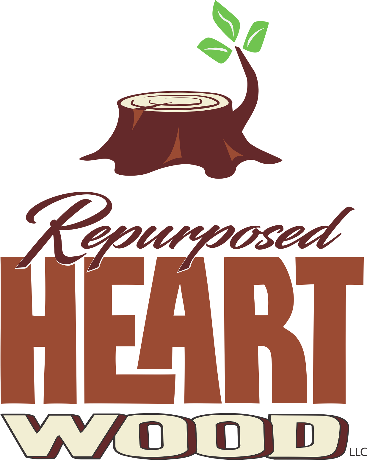 Repurposed Heart Wood 