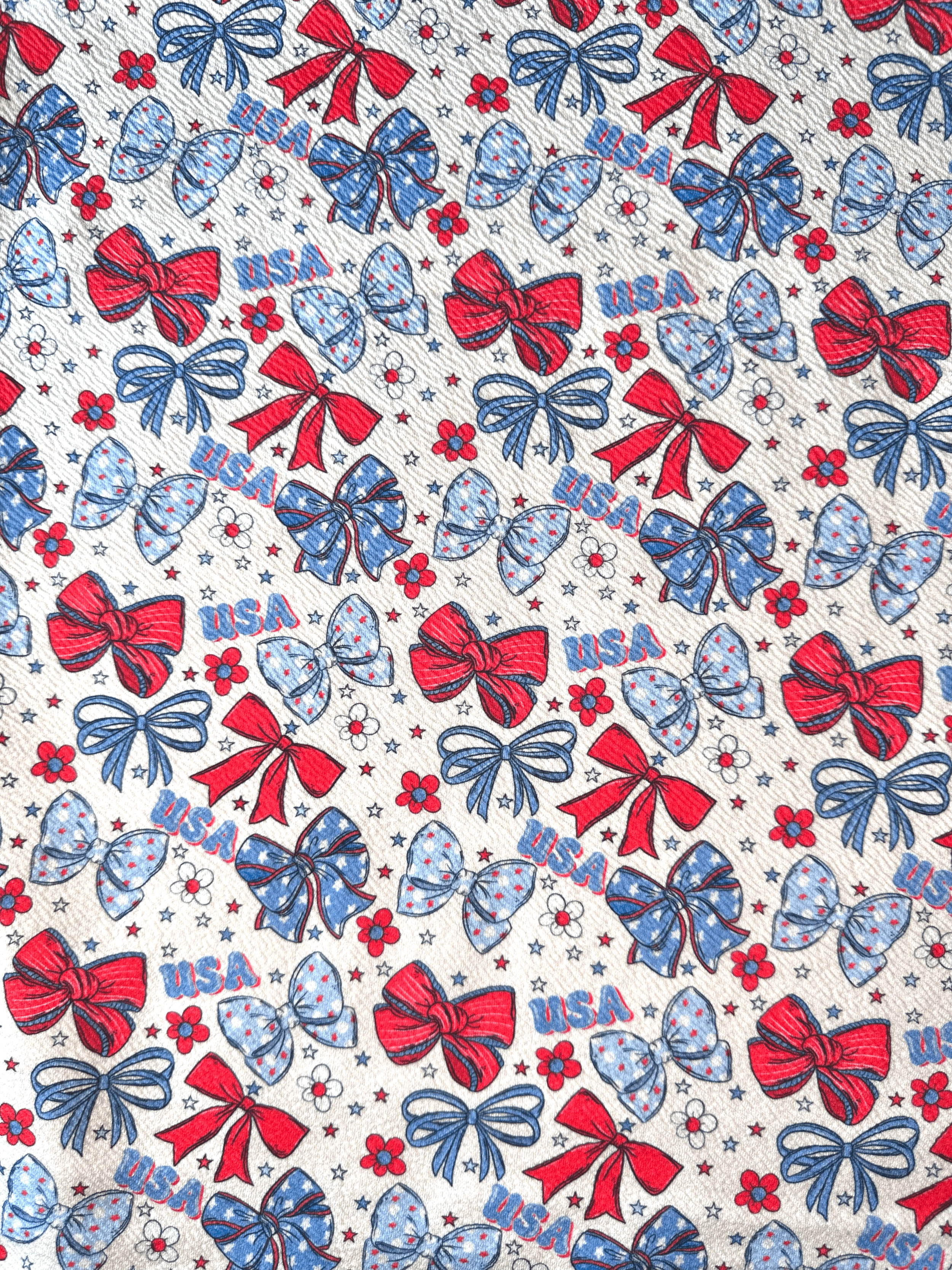 Red, White & Bow