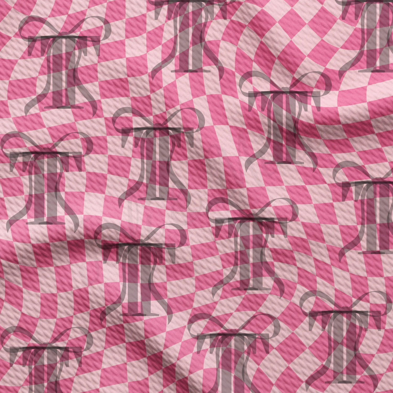 Groovy Pink Checkers