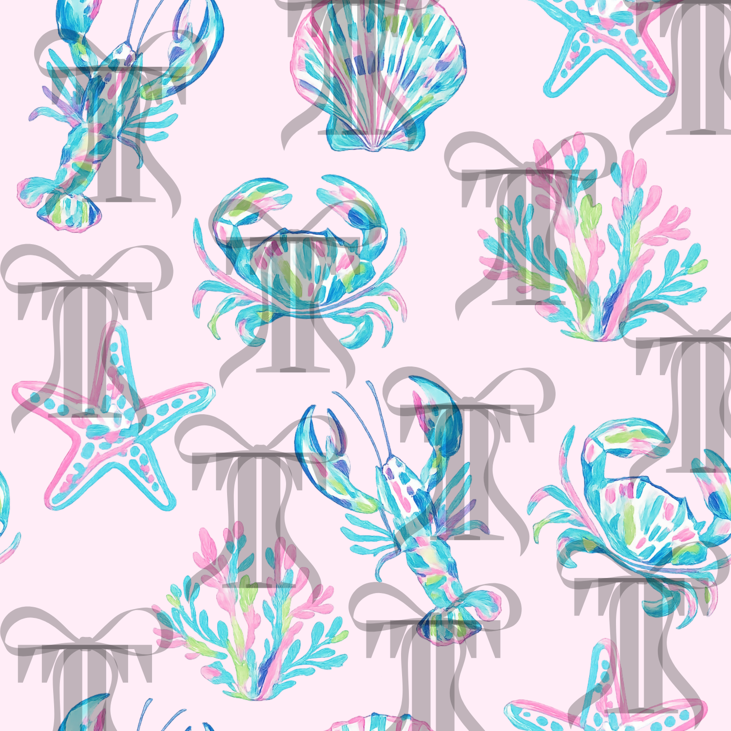 Pastel Sea Life