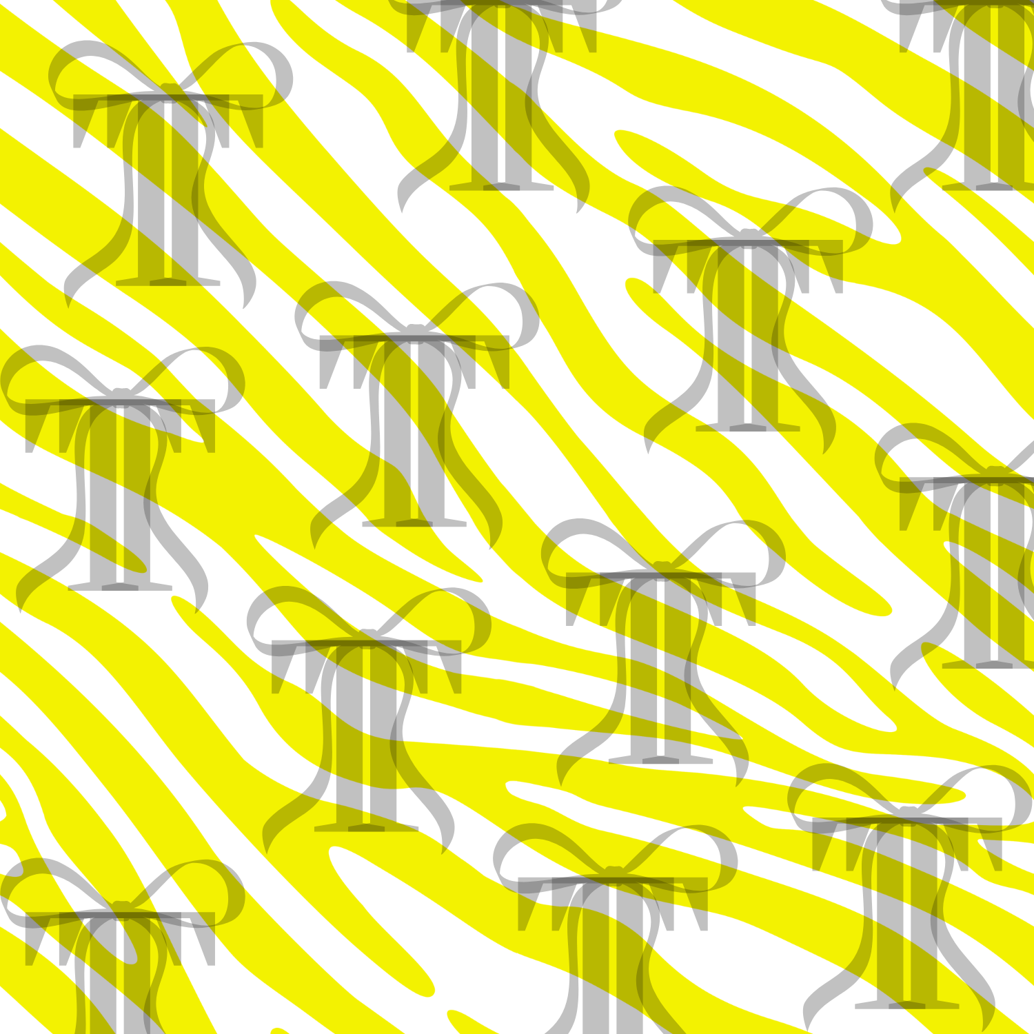 Neon Yellow Zebra