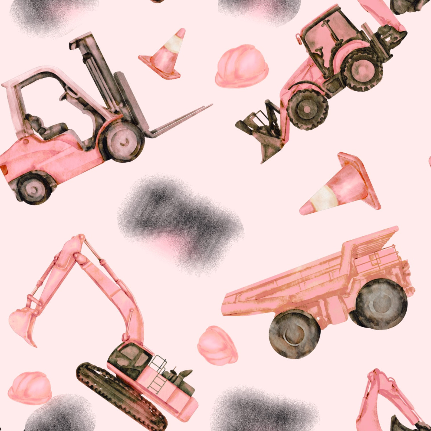 Heavy Equipment- Pink