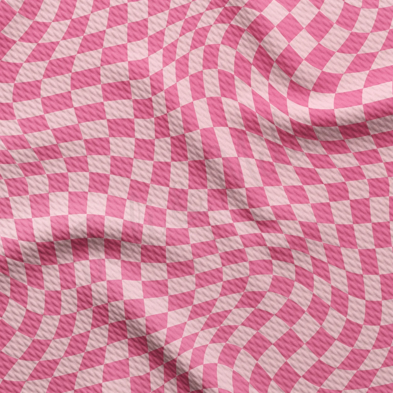 Groovy Pink Checkers