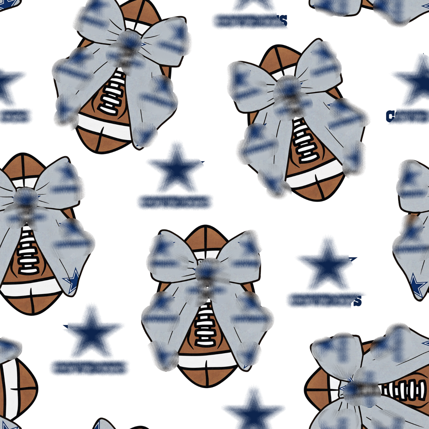 Dallas Footballs & Bows