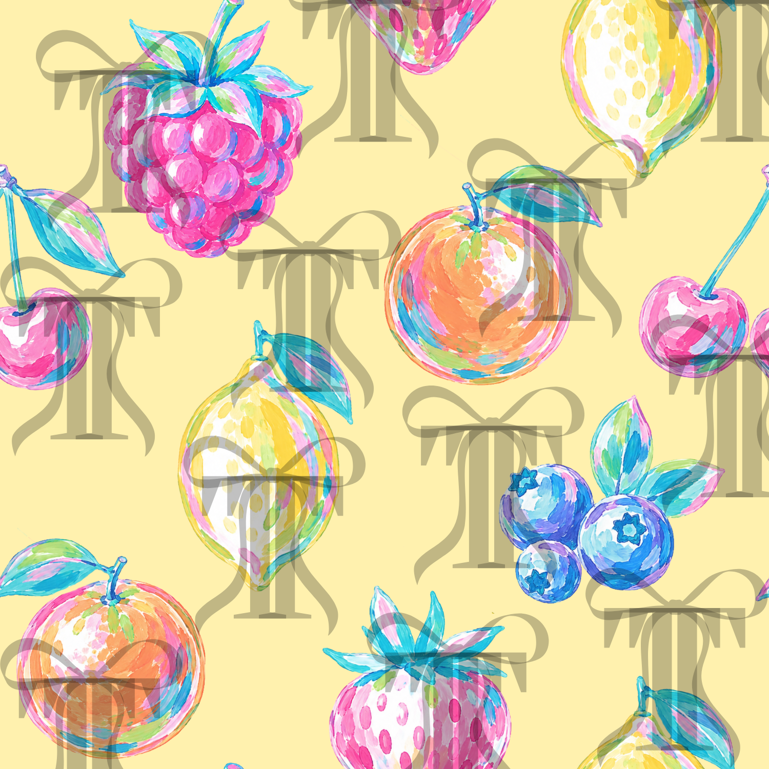 Oil Painted Fruit