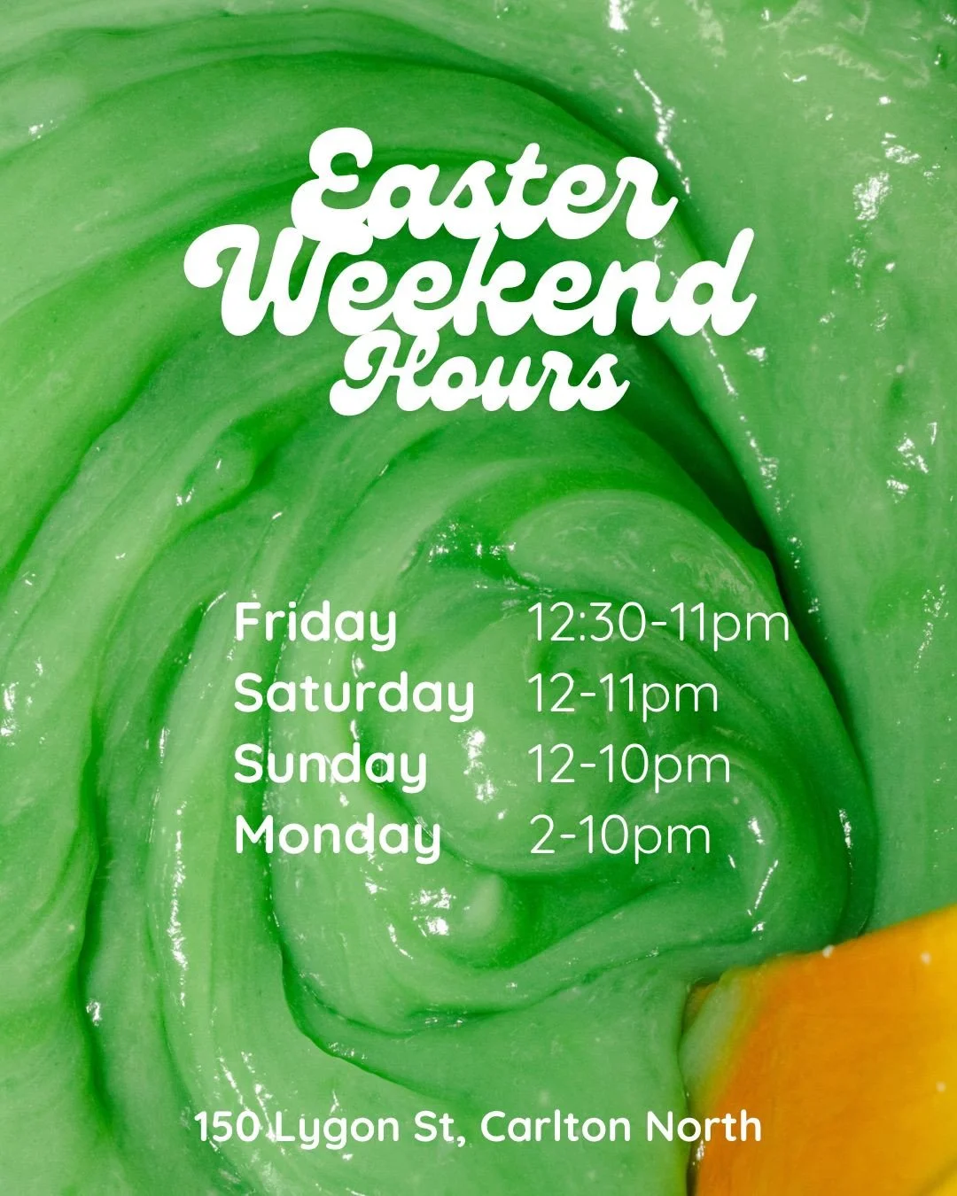 We&rsquo;ll be scooping your favourites all Easter weekend long 🍨⁠
⁠
So hop in-store and treat yourself!⁠
⁠
#BekuGelato