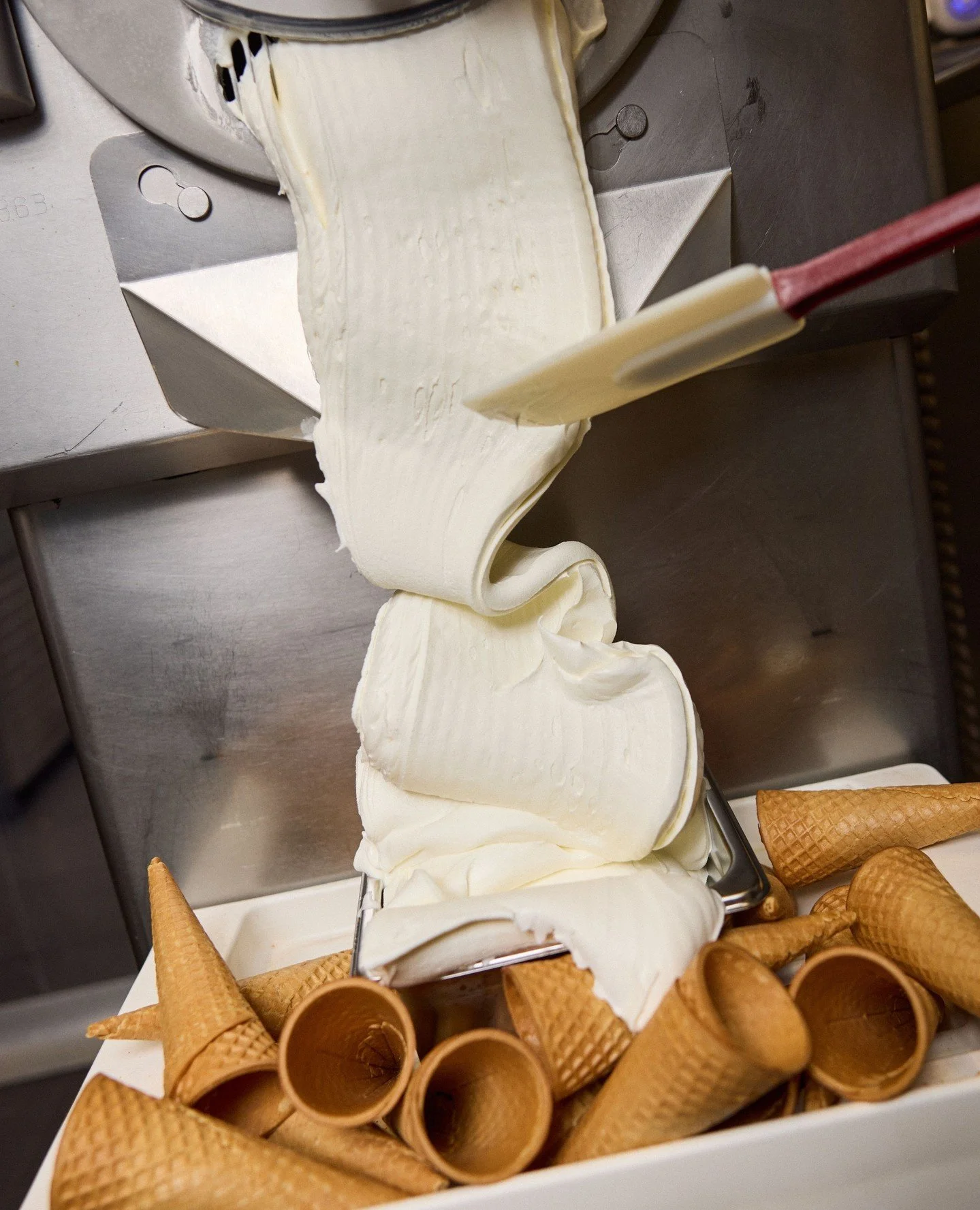 From our gelato maker straight into your cone (or cup). All our gelato is made in-house, right here at Beku.⁠
⁠
And yes&hellip; we&rsquo;re doing pours like this all day long 🍦⁠
⁠
Check out our flavours via the link in bio.