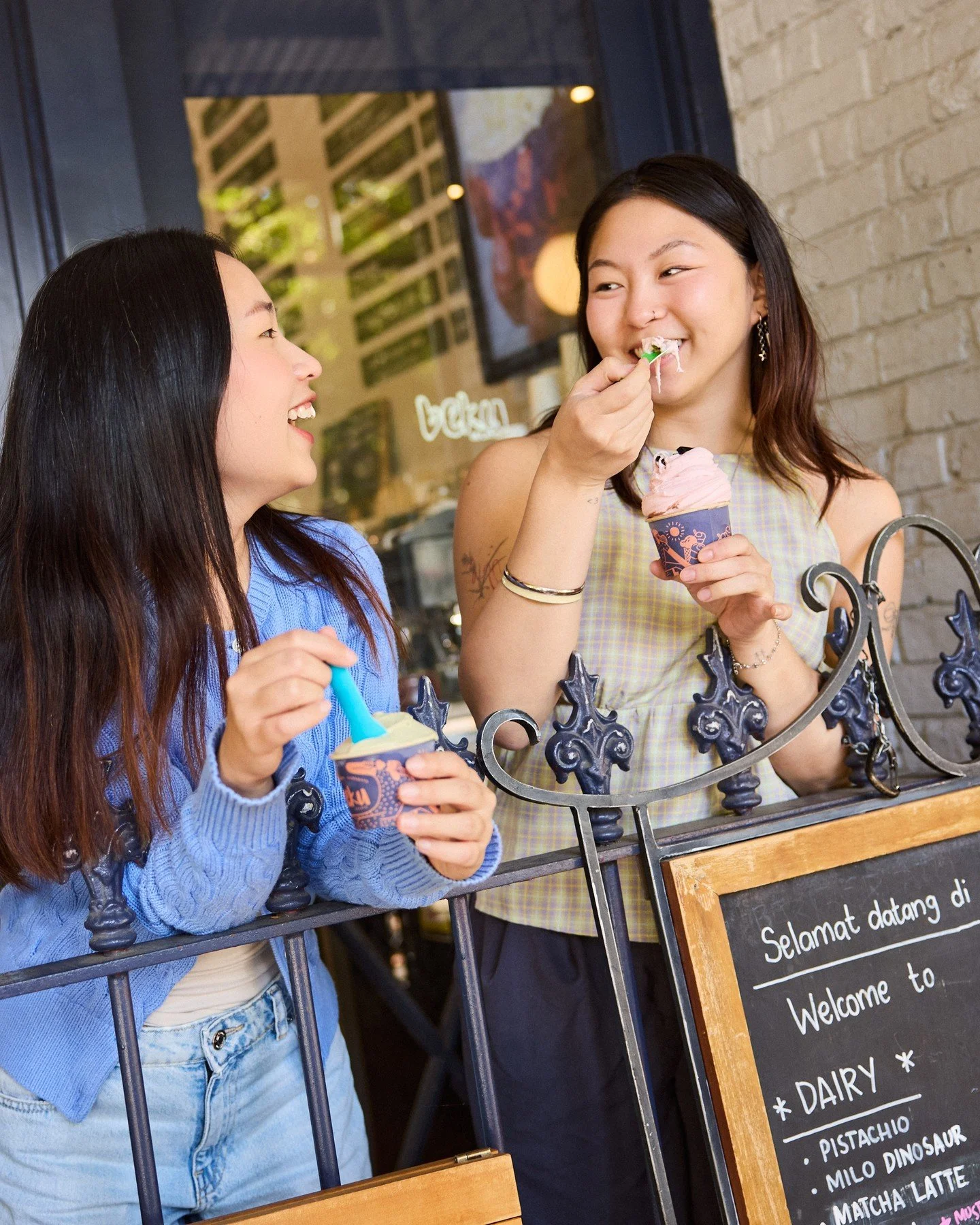 Beku is the perfect meet-up spot. Wave down your friend, grab a scoop, and stay a while. ⁠
⁠
Right in the heart of Carlton on Lygon Street.⁠ 📍150 Lygon St, Carlton North.