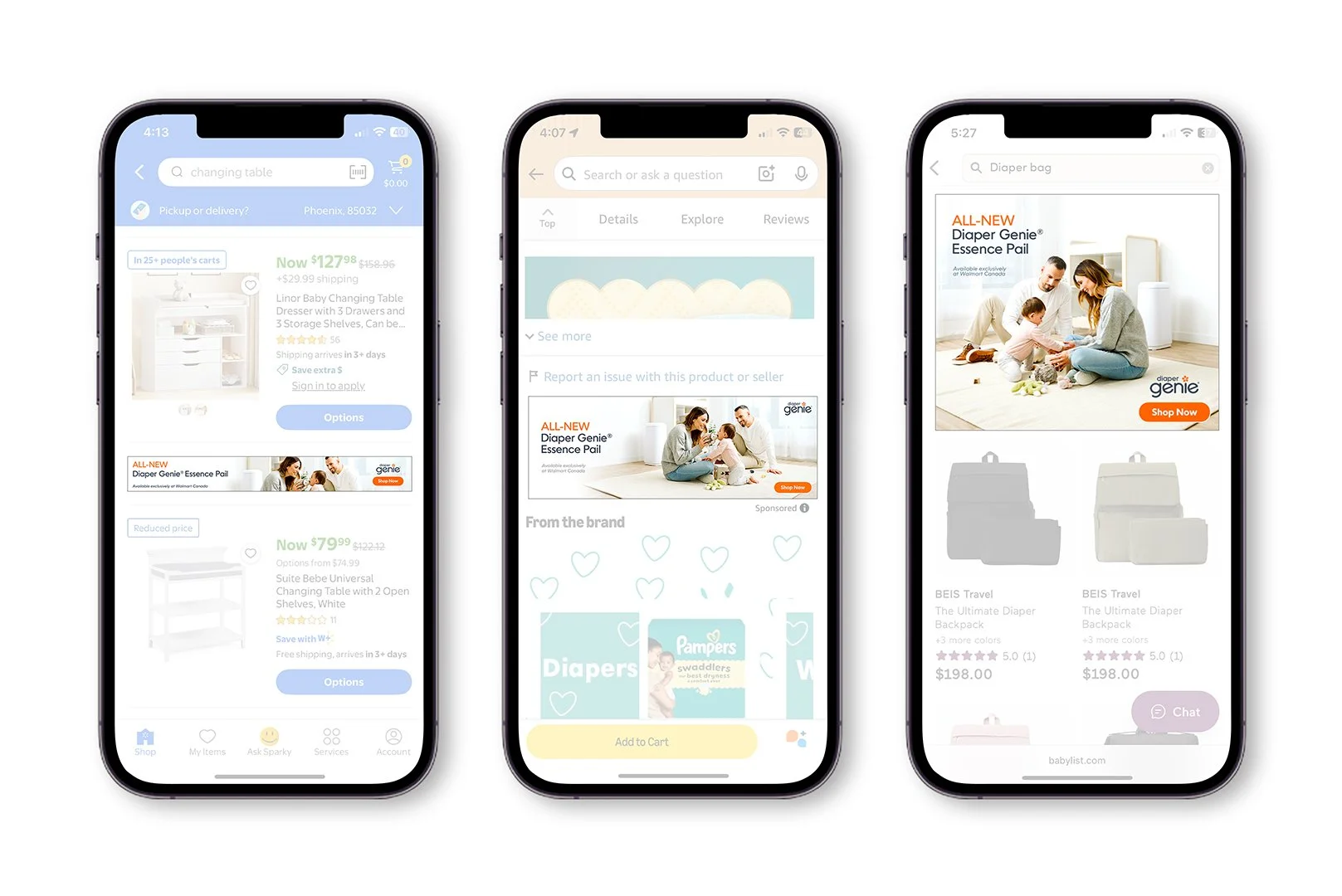 Diaper Genie Display