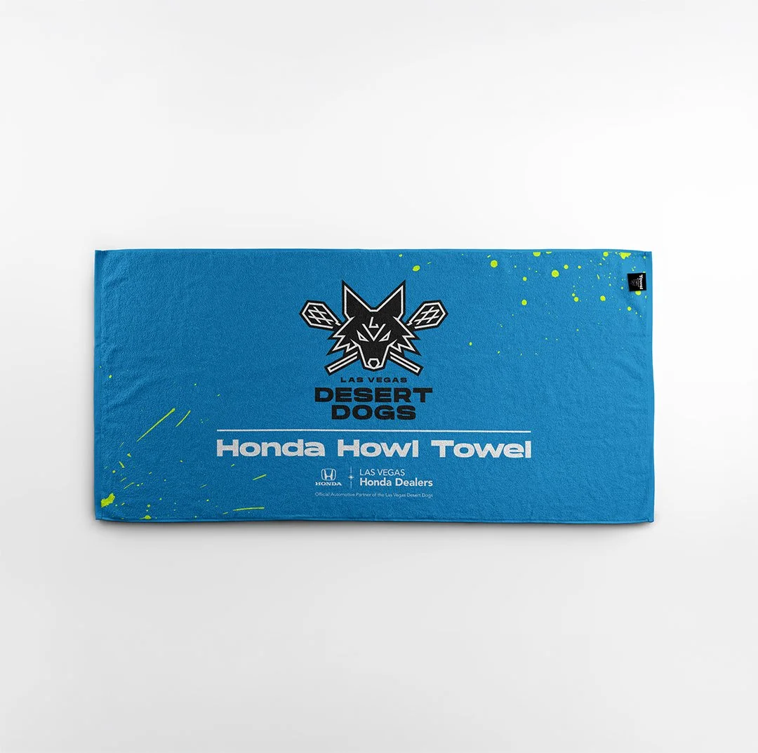 Las Vegas Desert Dogs and Honda Howl Towel..