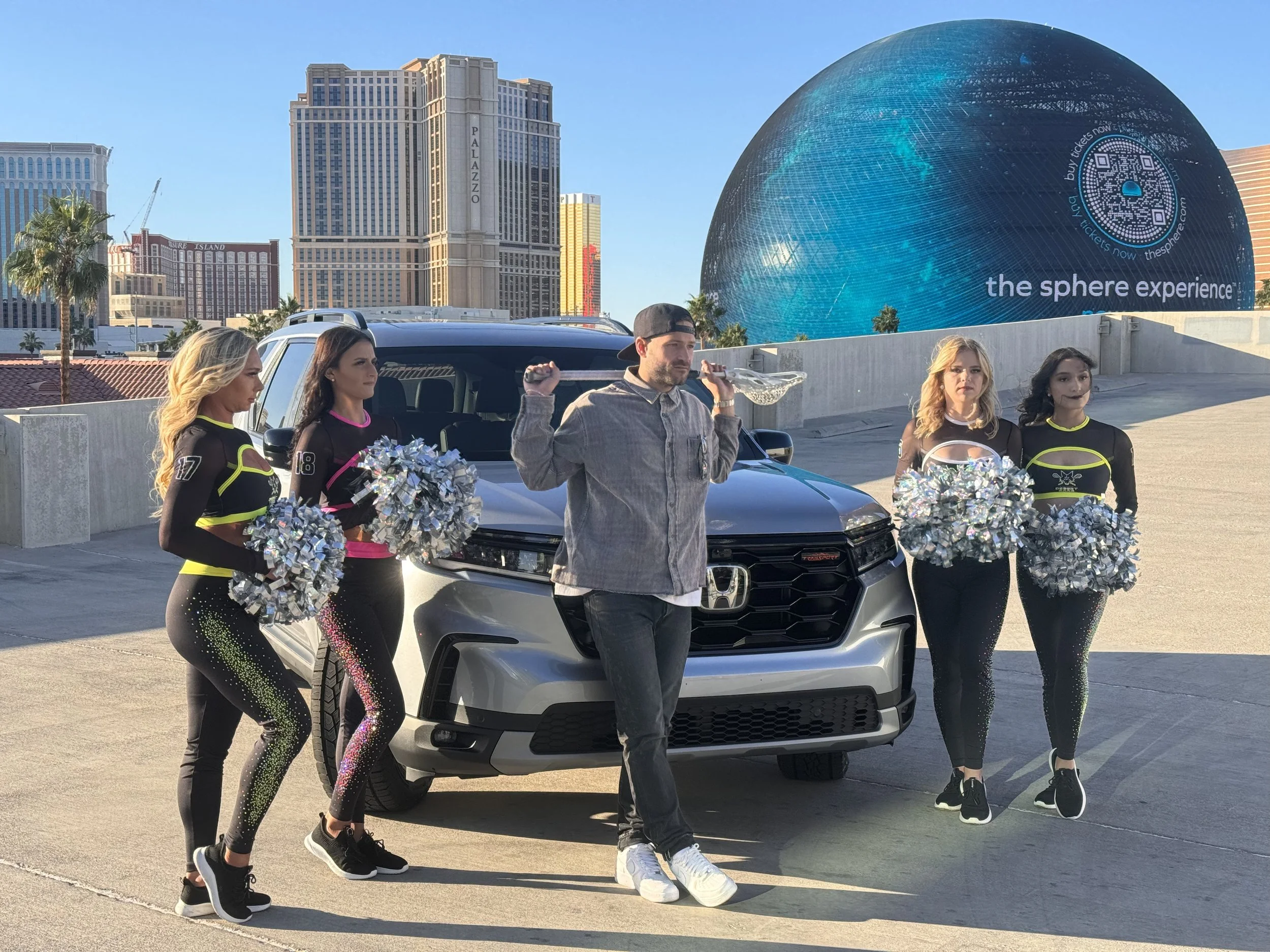 Las Vegas Desert Dogs and Honda behind the scenes.