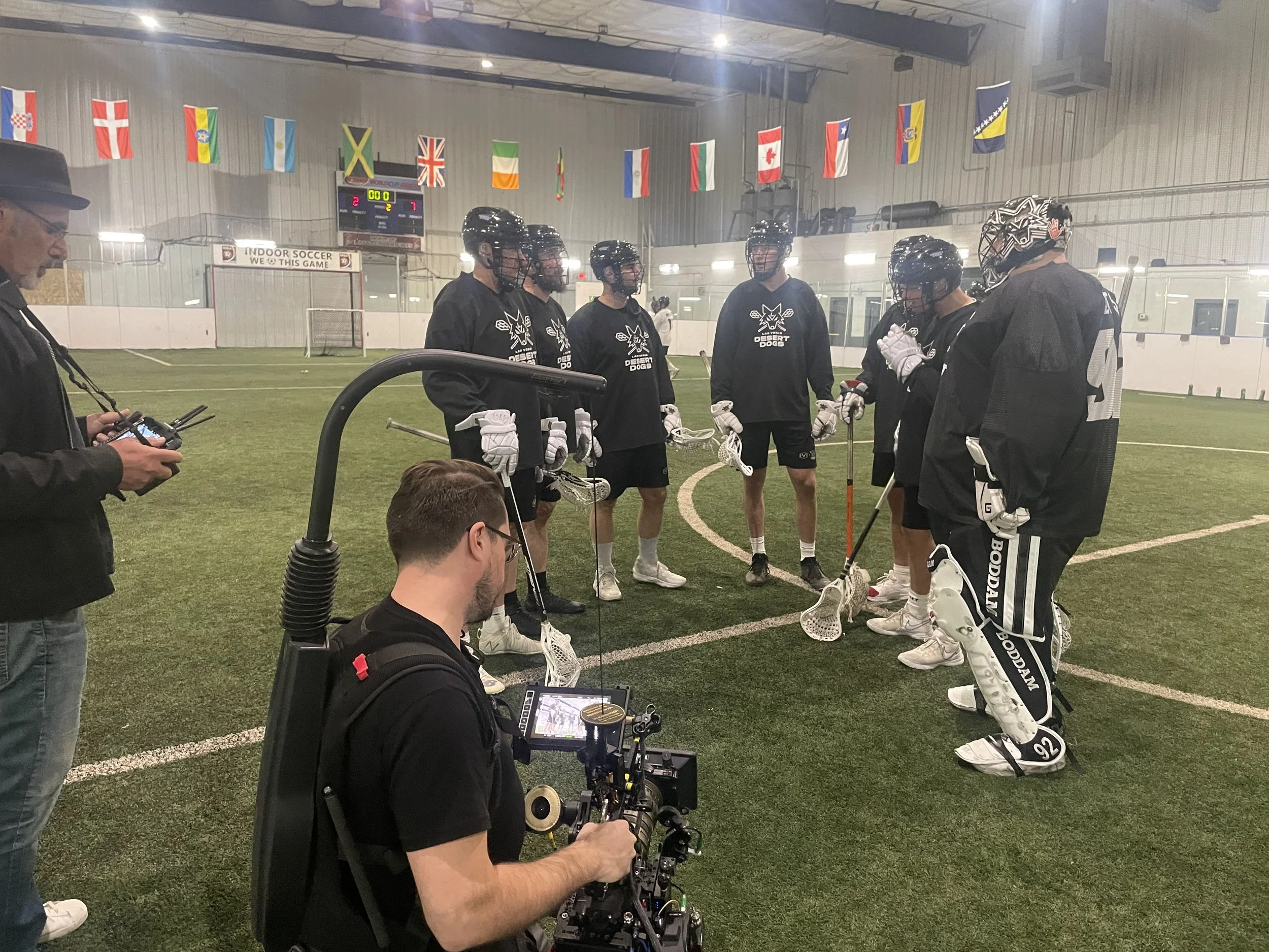 Las Vegas Desert Dogs and Honda behind the scenes.