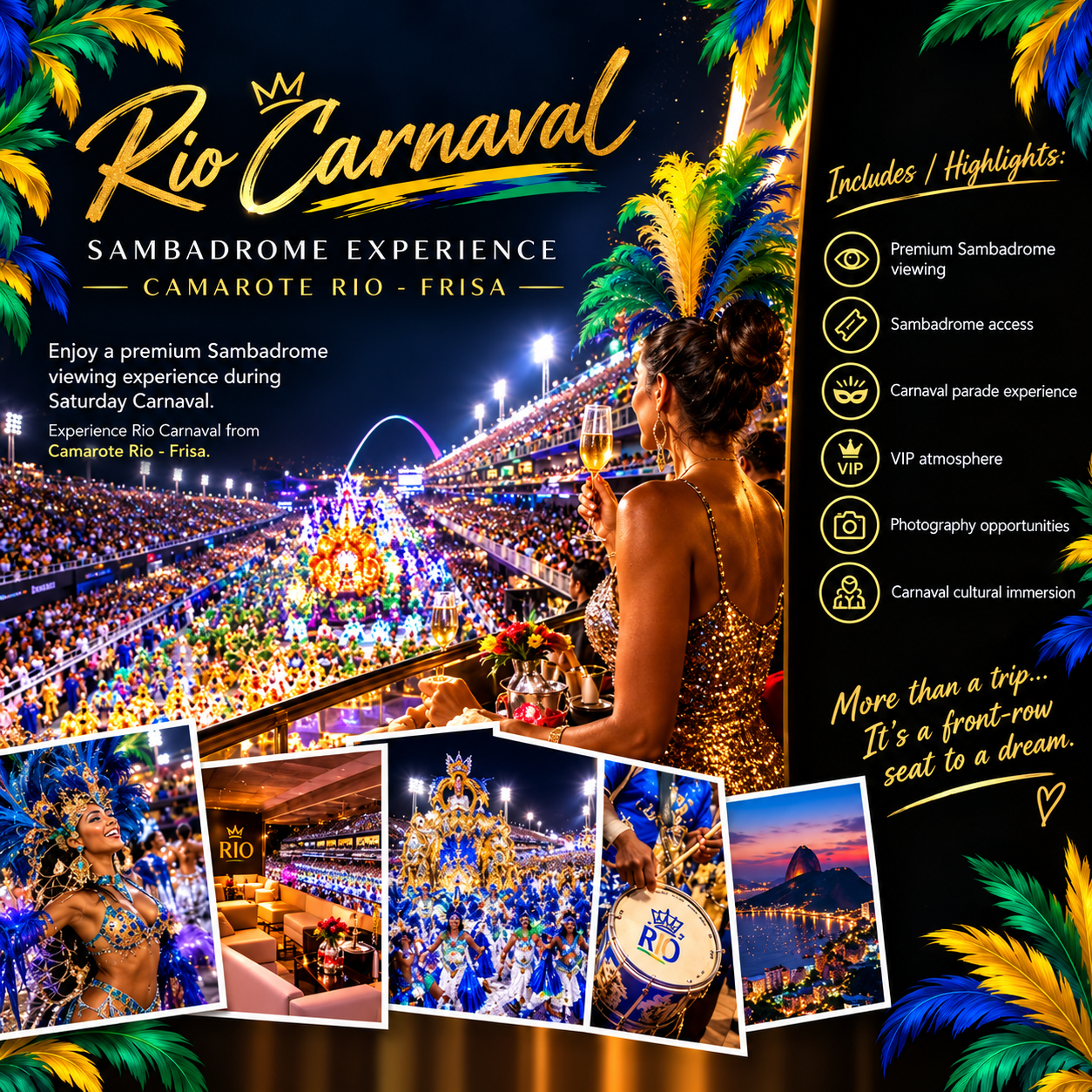 Camarote Rio - Frisa Saturday VIP Box
