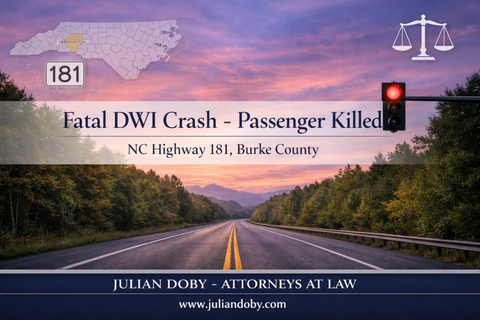 Fatal DWI Crash in Burke County – What Families Need to Know About Passenger Death Claims