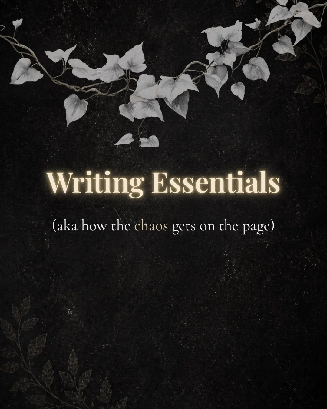 What it actually takes to write a book.
(Spoiler: it&rsquo;s not just talent)

It&rsquo;s chaos. Playlists. Characters that won&rsquo;t shut up. And a little emotional damage along the way. 

What&rsquo;s one thing you have to have when you read or w