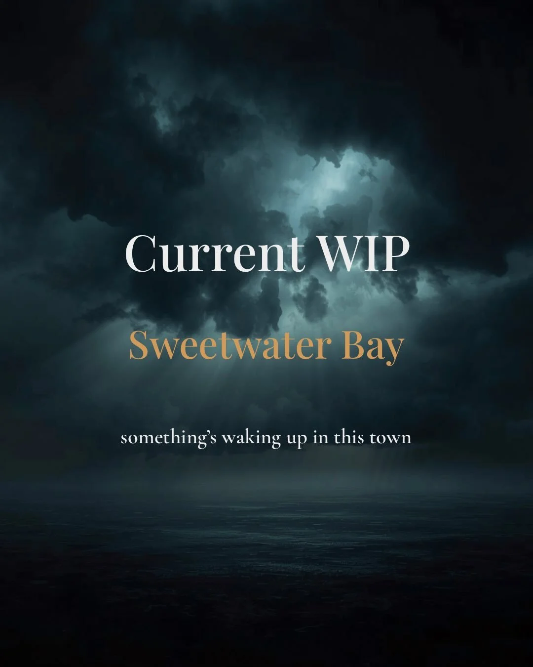 Working on something a little different✨

Small town. Storm season. Magic that doesn&rsquo;t behave. 

And two people who should&rsquo;ve stayed in the past&hellip;but didn&rsquo;t. 

Welcome to Sweetwater Bay🌙

Would you read this?

#paranormalroma