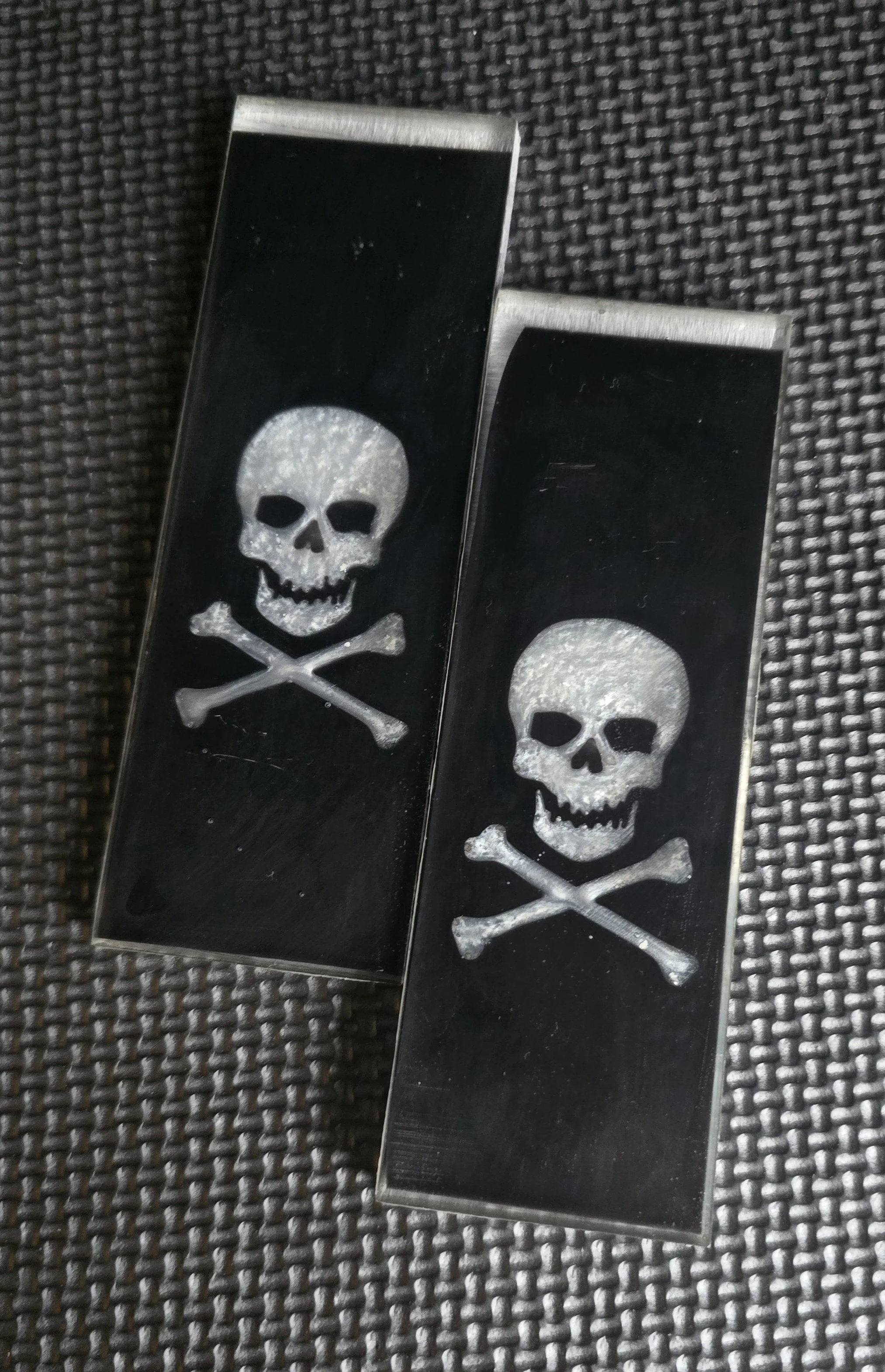 .4x2x6 inch PIRATE RESIN KNIFE SCALES