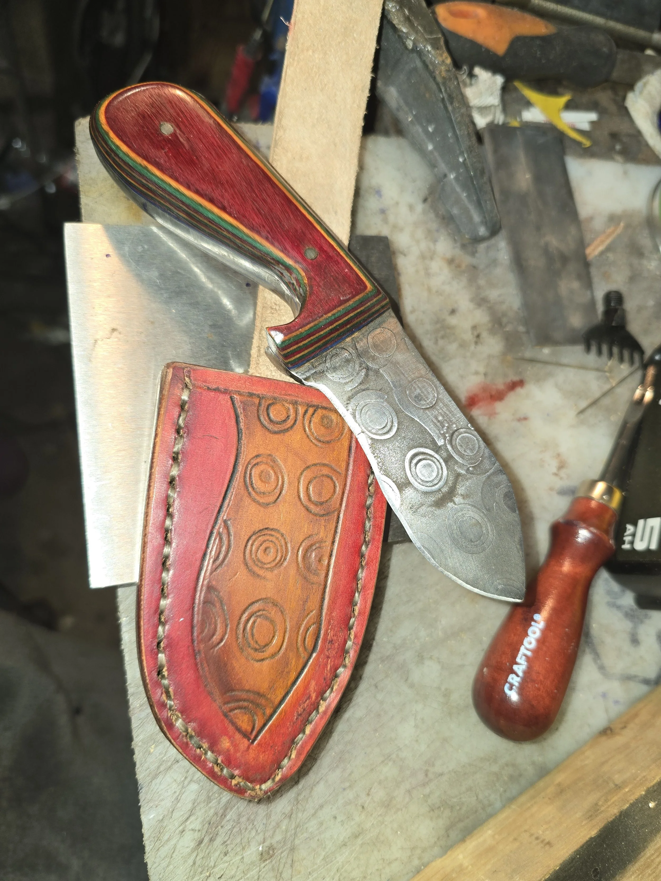 SOME LEATHER WORK