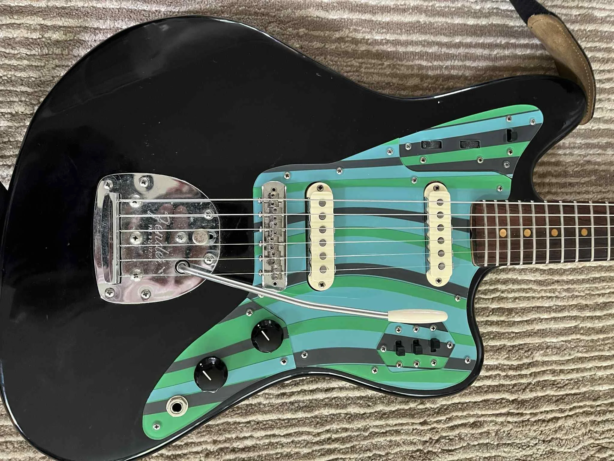 Pickguard and control plates to fit Fender Jaguar