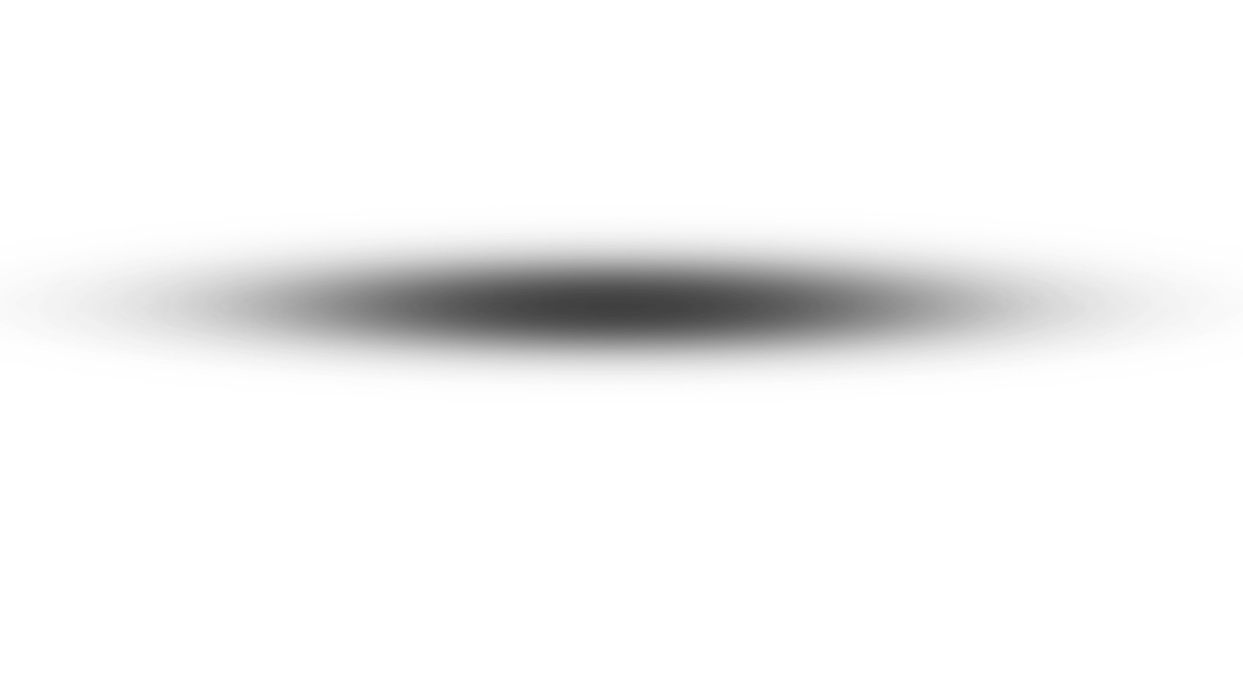 A black, reflective surface forming a smooth oval shape against a dark background.