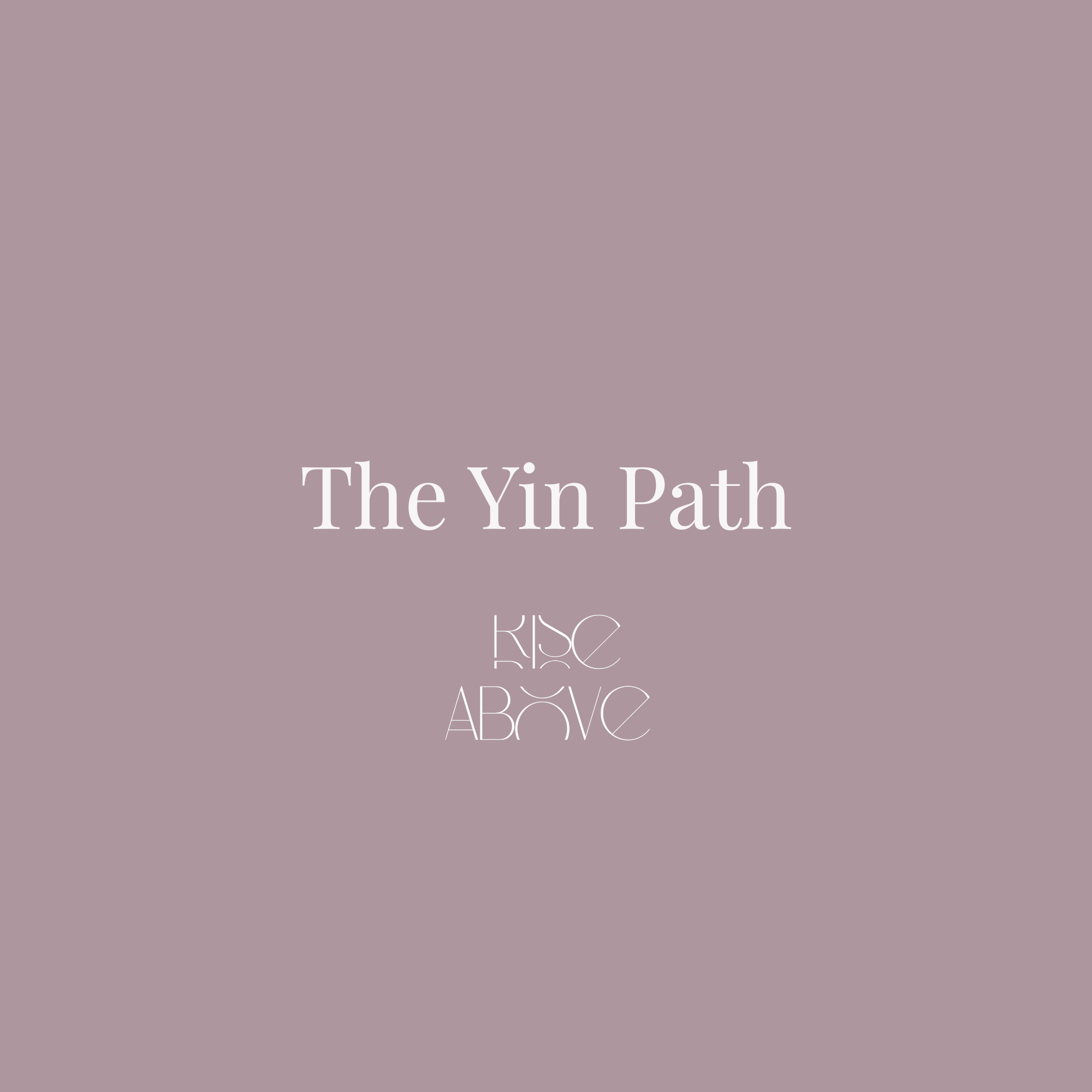 Book cover titled 'The Yin Path' by Kise Arquero, with a muted purple background and white text.