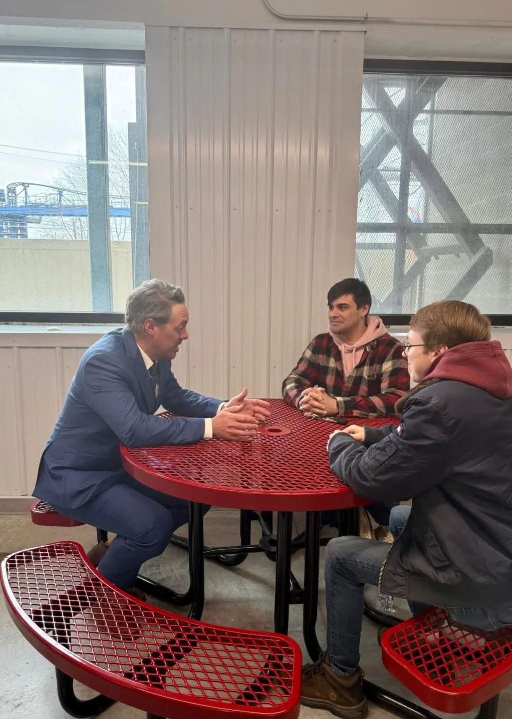 Meeting with voters