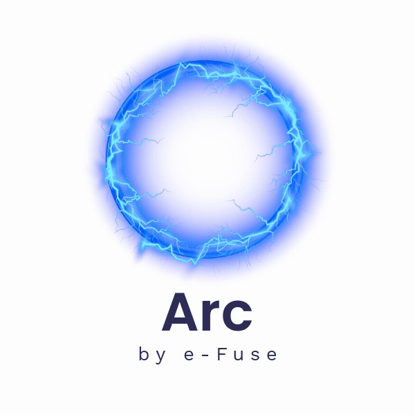 The 'Arc by e-Fuse' logo.