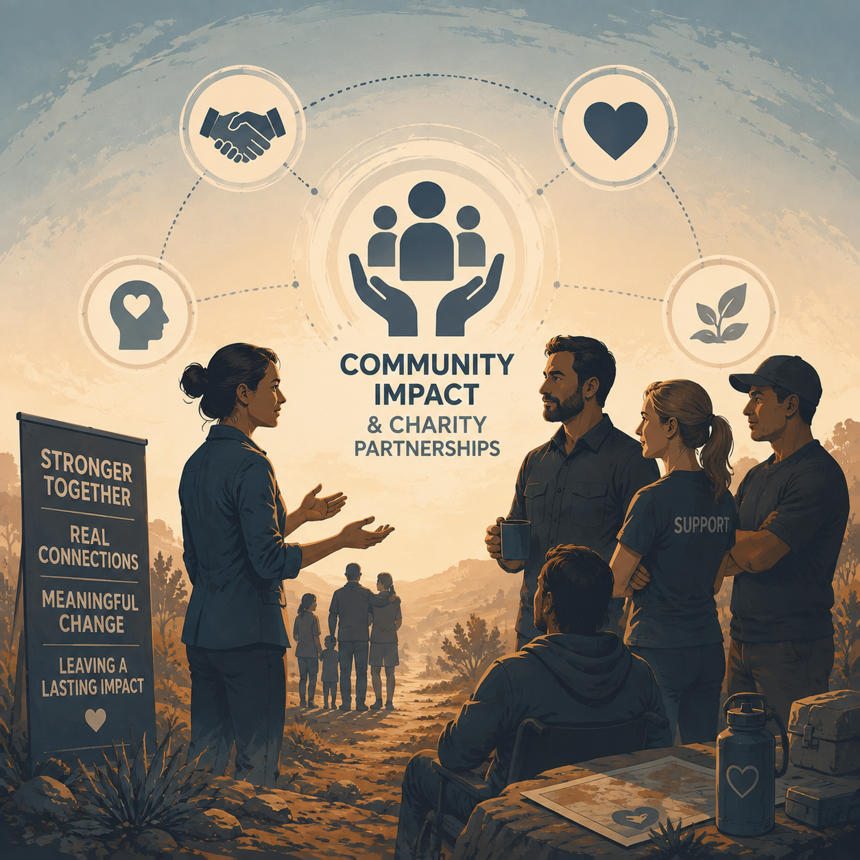 Community Impact and Charity Partnerships