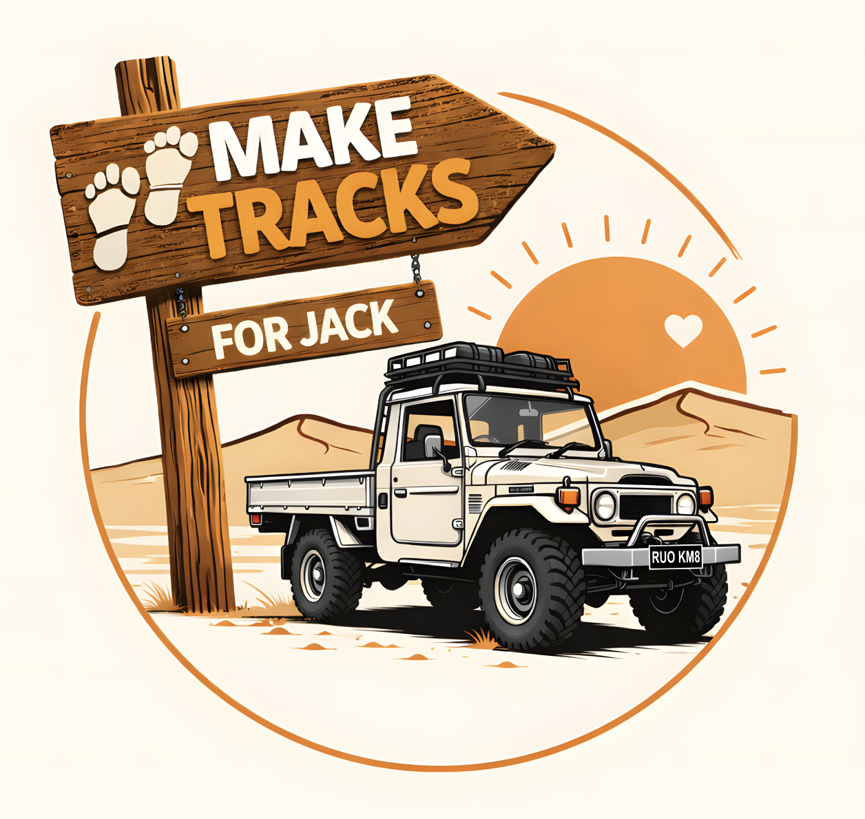 Make Tracks For Jack