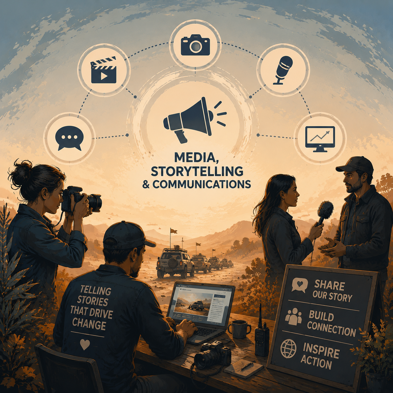 Media, Storytelling and Communications