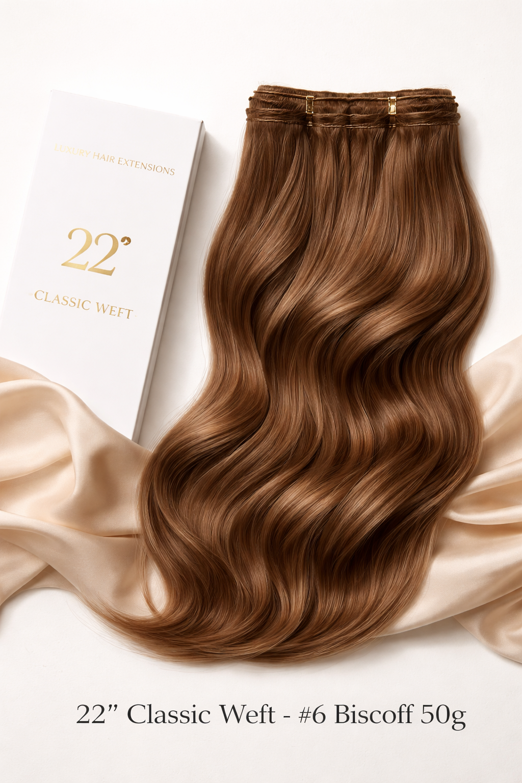 20"-22"Weft Install (50g)Half Head