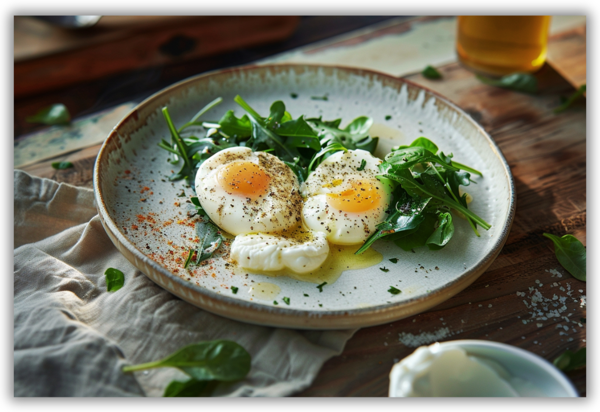 Eggs with Greens and Yogurt