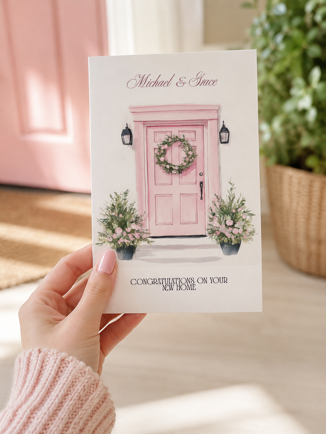 Personalised New Home Card
