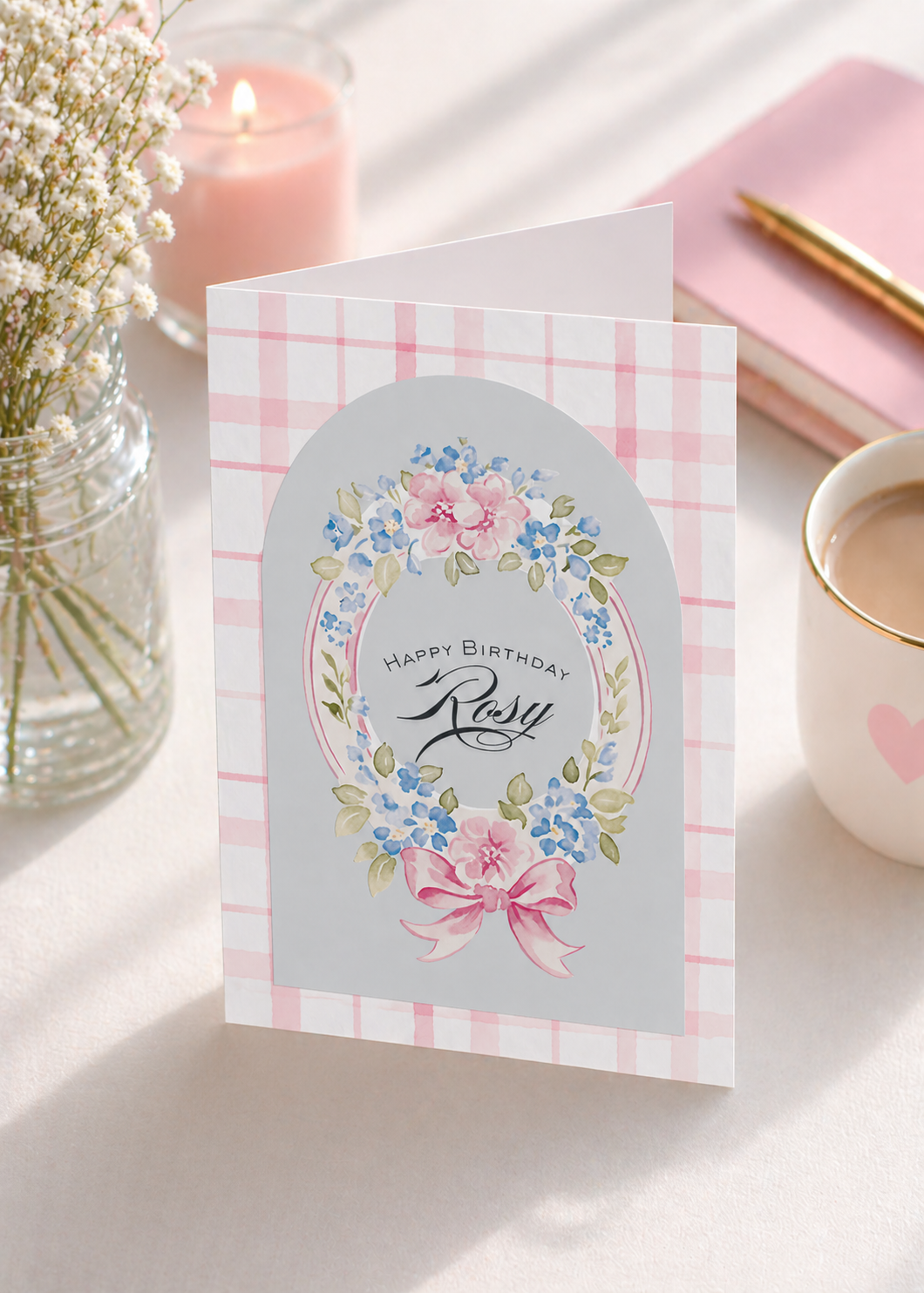 Personalised Name Birthday Card